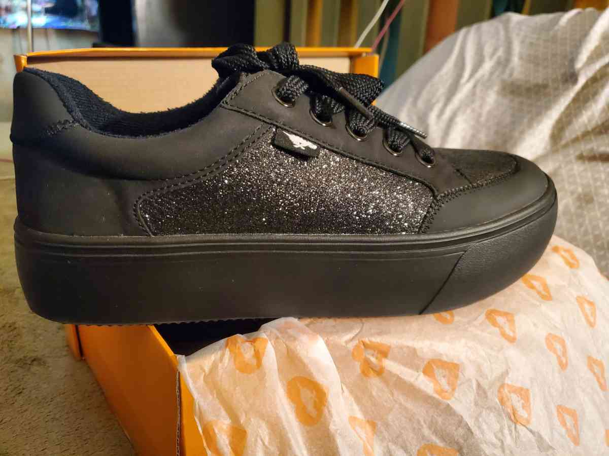 Rocket Dog Flame Glitter Platforms