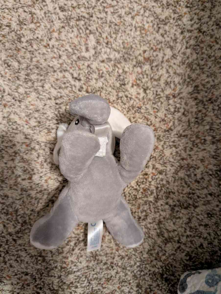 Plush elephant pacifier holder - Savannah, Georgia - FleaMarketBay