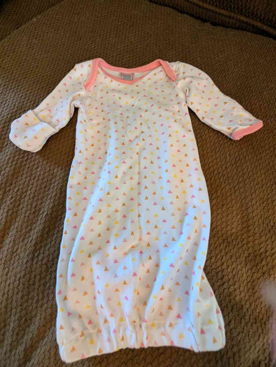 Infant gown with pink and yellow accents - Savannah, Georgia