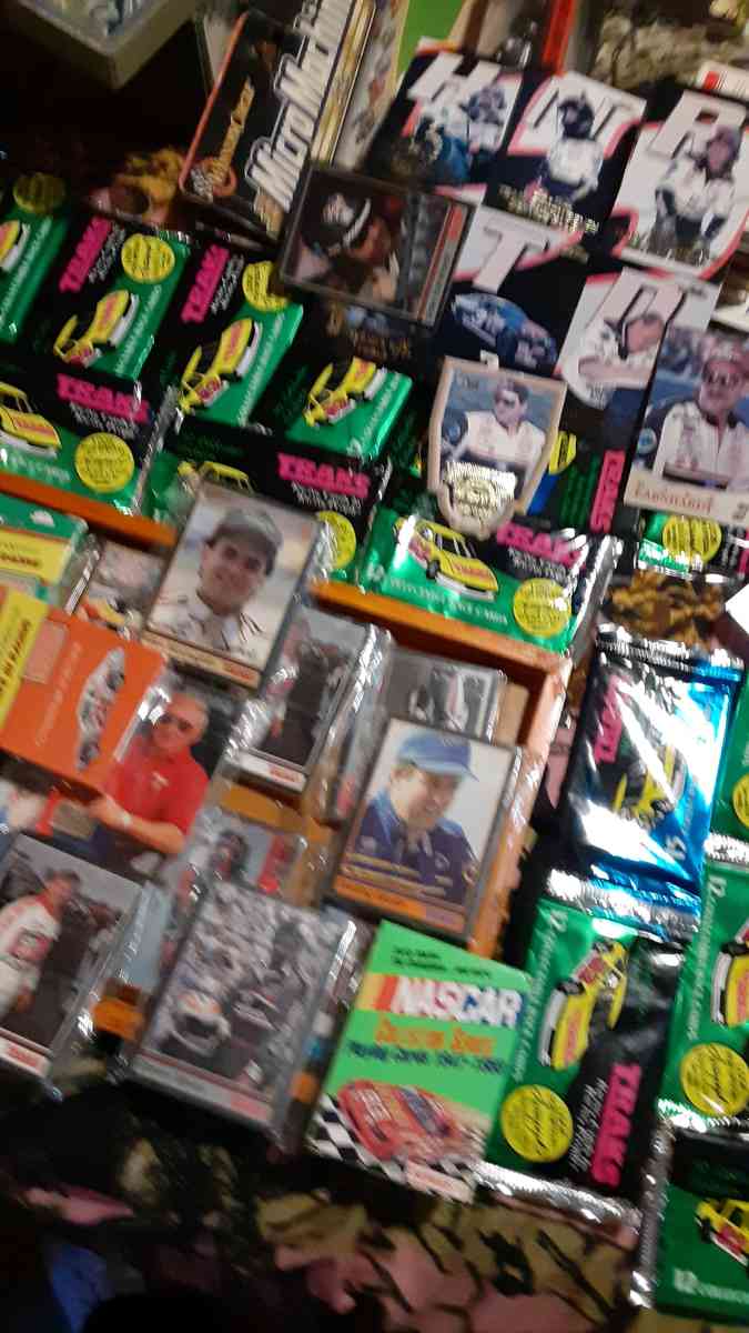 racing collection  cards cars pictures figures lots of stuff - Athens, Georgia - FleaMarketBay