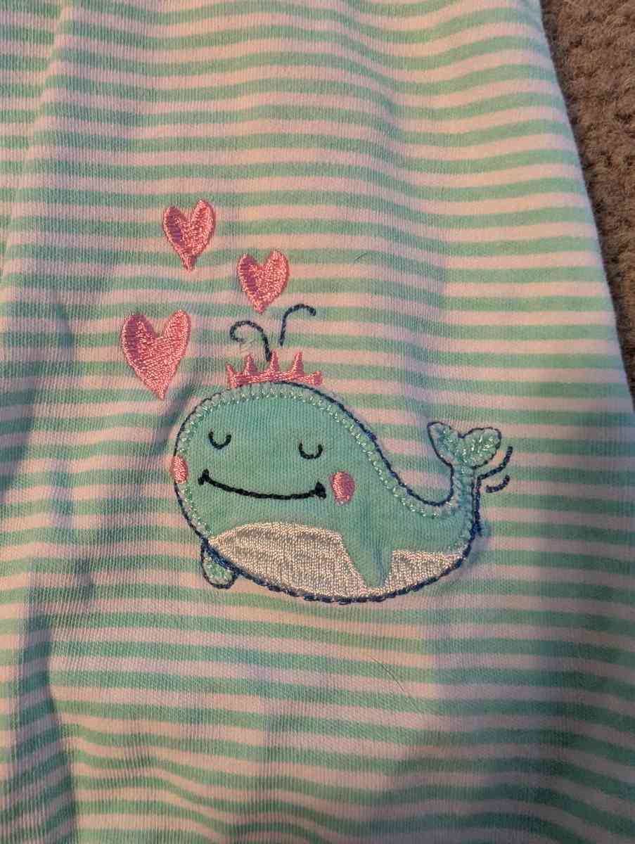 Baby Romper with a whale - Savannah, Georgia - FleaMarketBay