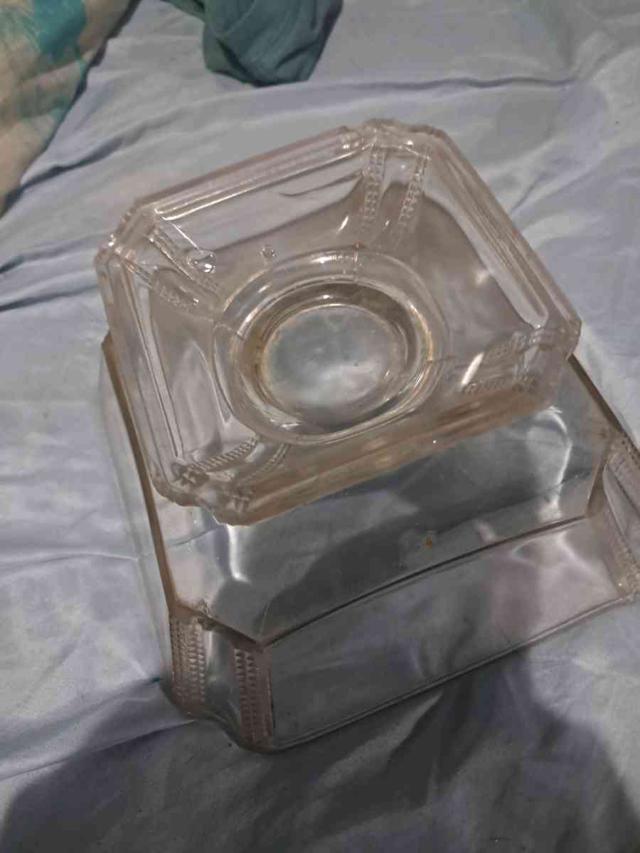 Vintage Glass Fruit Bowl - Adamsville, Ohio - FleaMarketBay