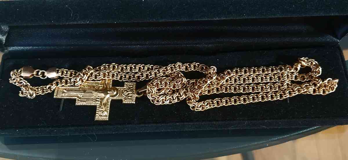 Byzantium rare unique handcrafted work 14K Yellow  Pure Gold - Brooklyn, New York - FleaMarketBay