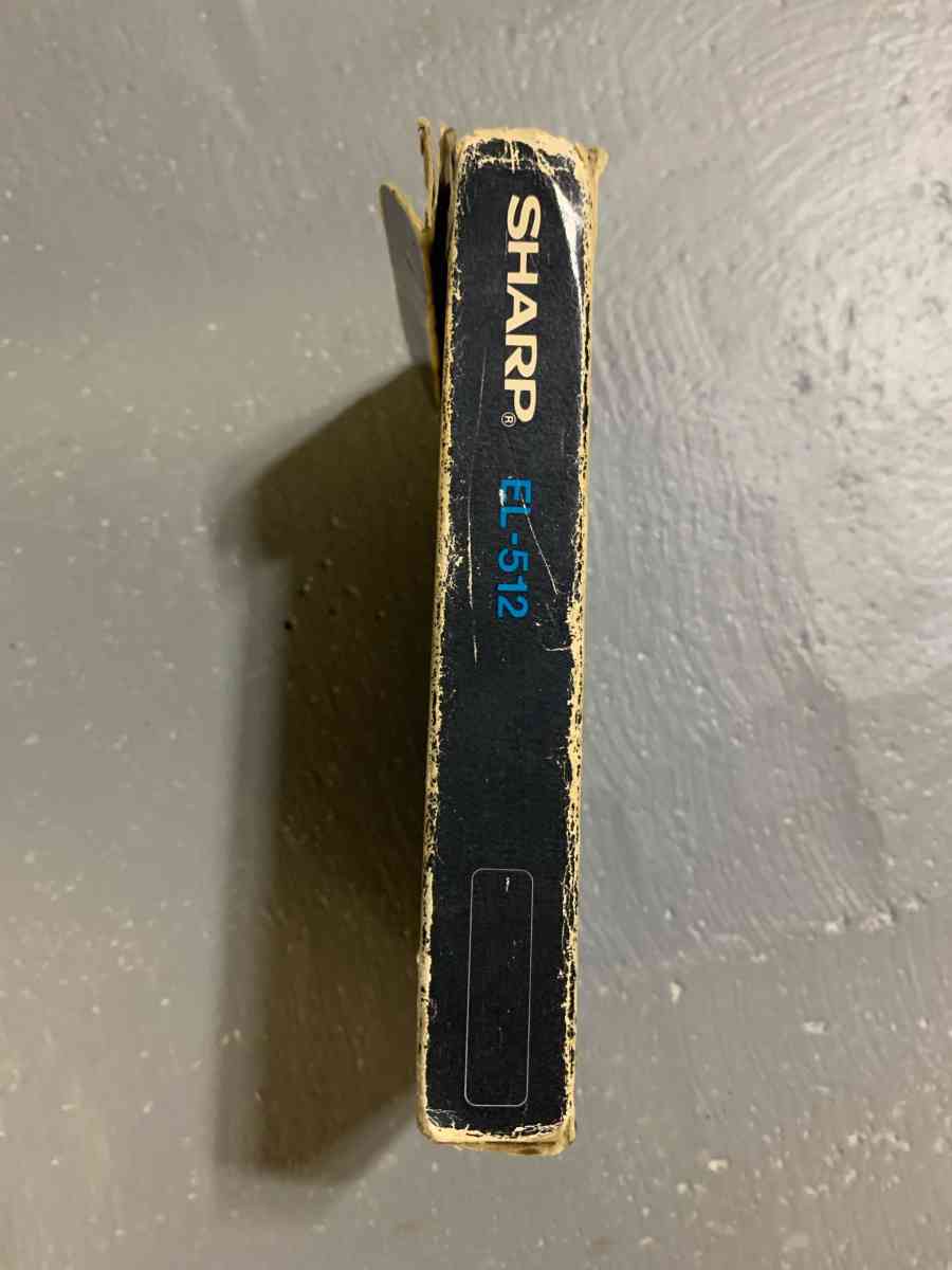 Vintage Open Box Sharp Scientific Calculator EL512 - Piscataway, New Jersey - FleaMarketBay