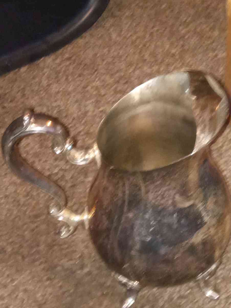 Silver plated cream pitcher - Tulsa, Oklahoma - FleaMarketBay
