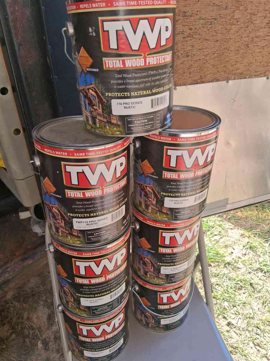 TWP 116 Rustic Wood Stain  7 Gallons Brand New  Unopened - Gaston, South Carolina - FleaMarketBay
