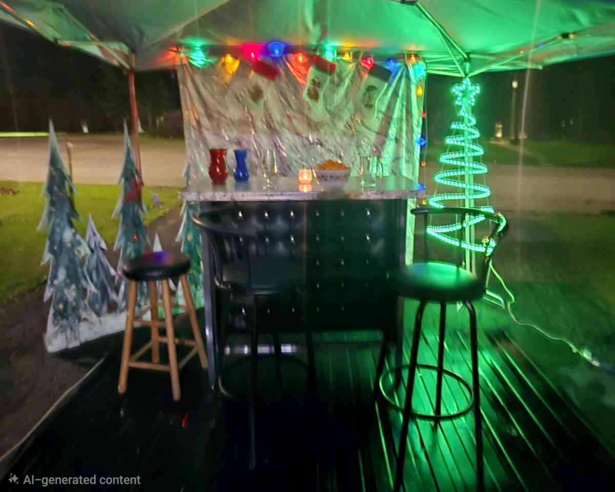 Bar with 3 stools - Manitowoc, Wisconsin - FleaMarketBay