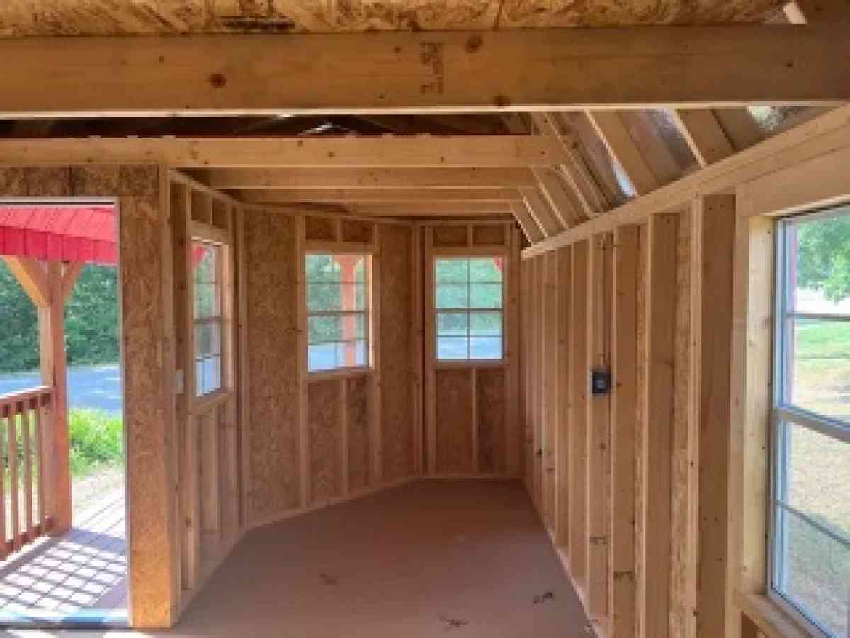 Deluxe Lofted Barn Cabin 12x24 - Starr, South Carolina - FleaMarketBay