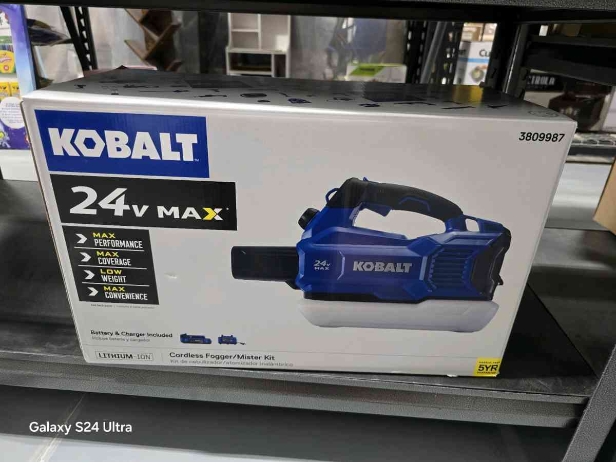 Kobalt 053Gallons Plastic 24volt Battery Operated Handheld F