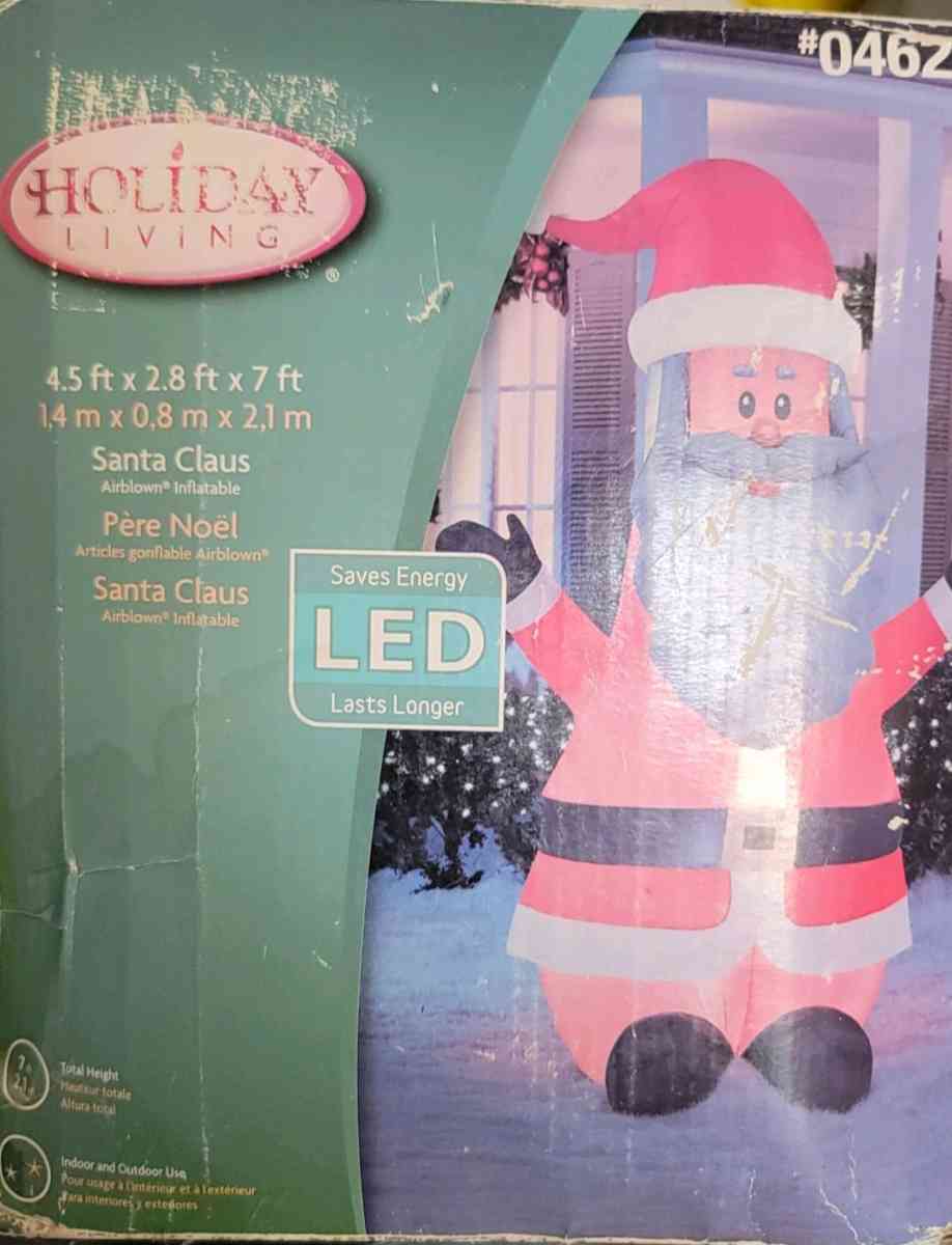 7ft Inflatable Santa