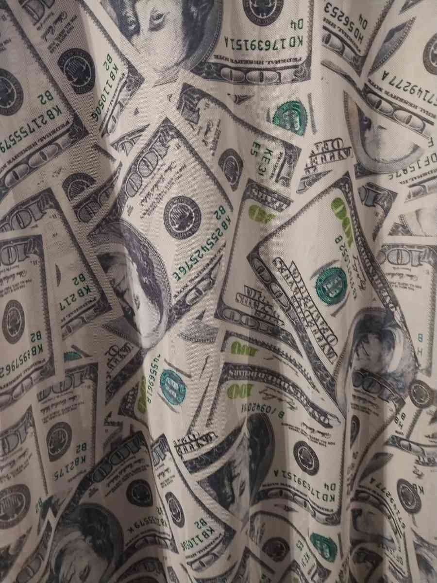 100 Hundred Dollar Bill Bathrobe - Stockton, California - FleaMarketBay