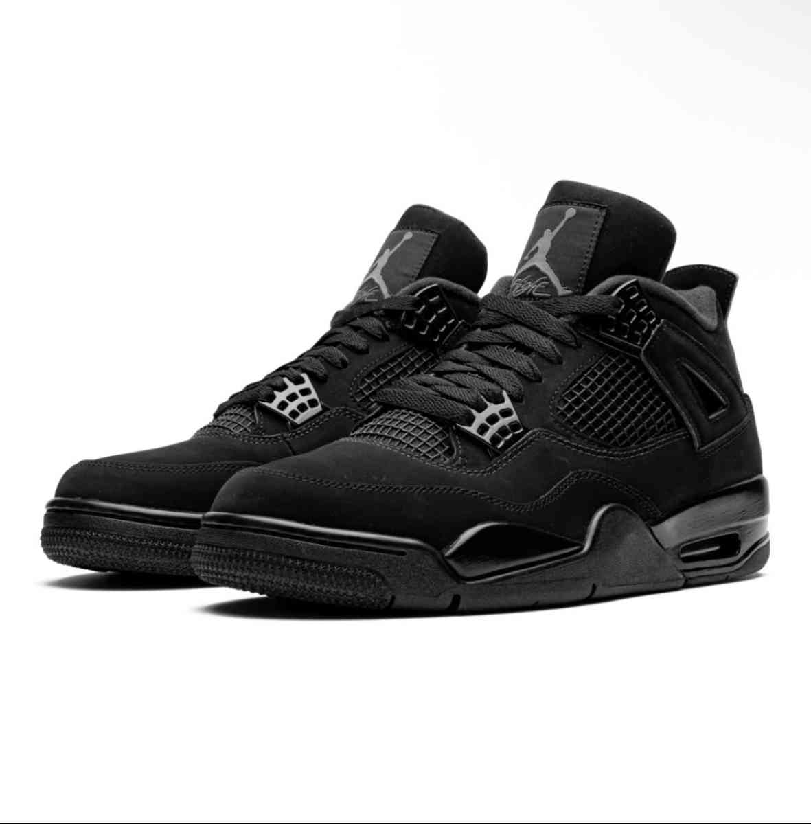 Nike Air Jordan 4 Retro Black Cat  All Black OG Style Mens - Washington Navy Yard, District of Columbia - FleaMarketBay