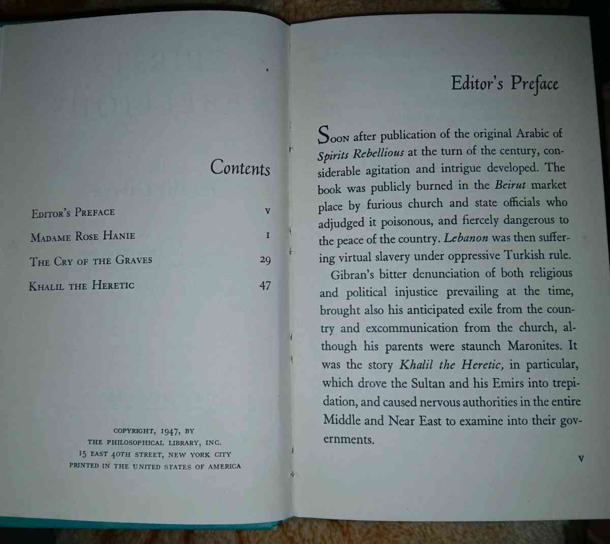 Spirits Rebellious by Khalil Gibran - Mountain View, Hawaii - FleaMarketBay