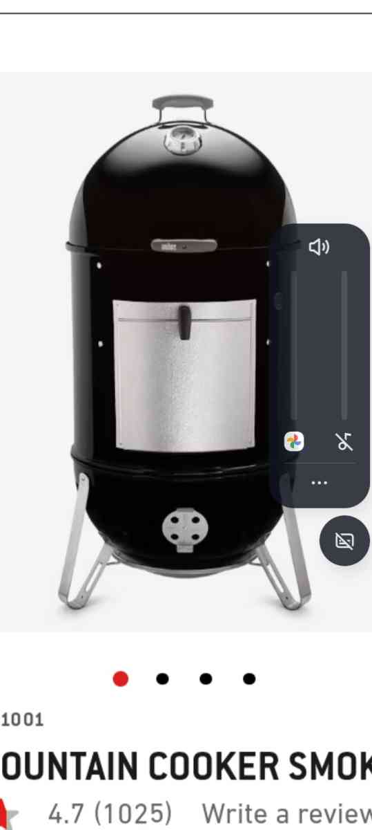 smokey mountain smoker Webber - Punta Gorda, Florida - FleaMarketBay