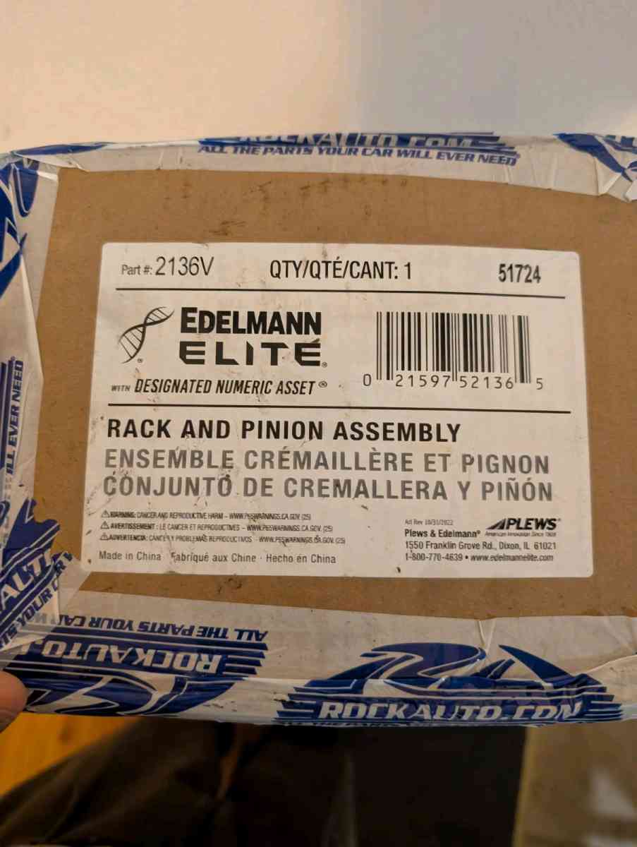 Edelmann Elite RackPinion - Wadesboro, North Carolina