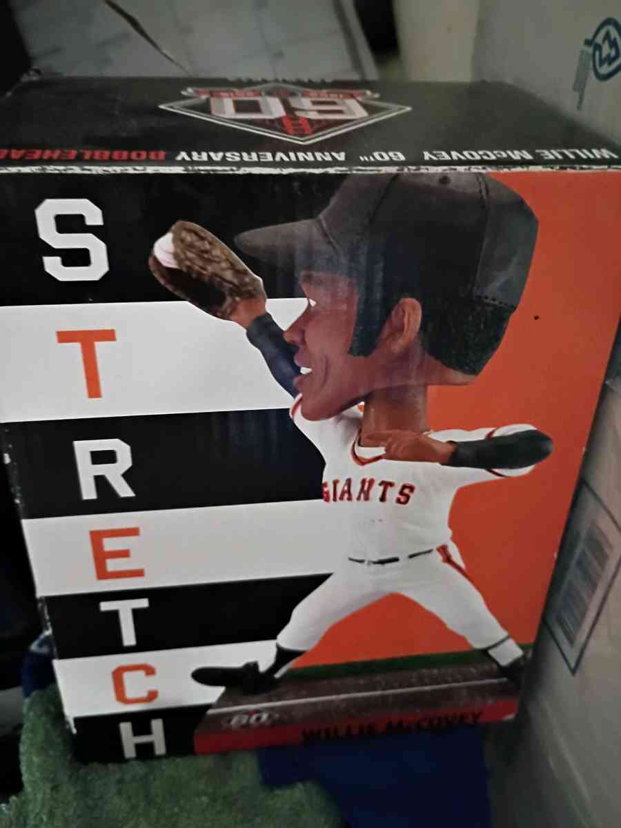 60th anniversary stretch Willie mccovey bobblehead - San Francisco, California - FleaMarketBay