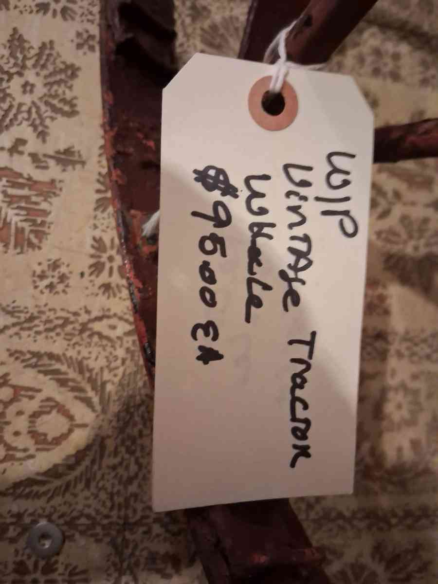 vintage antique tractor wheel WiP - Woodbridge, Virginia - FleaMarketBay