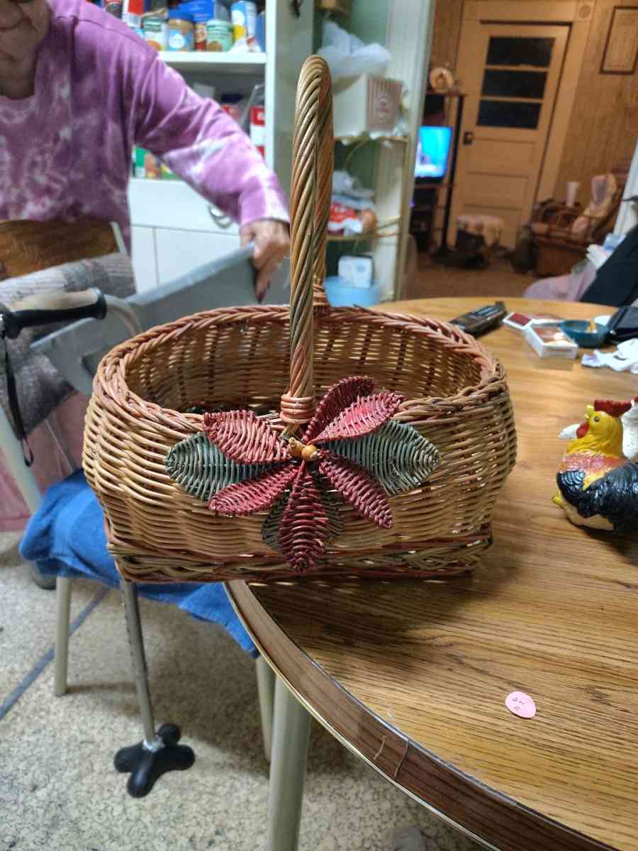 A Tisket by a Tisket Just A Basket With Red And White Checke