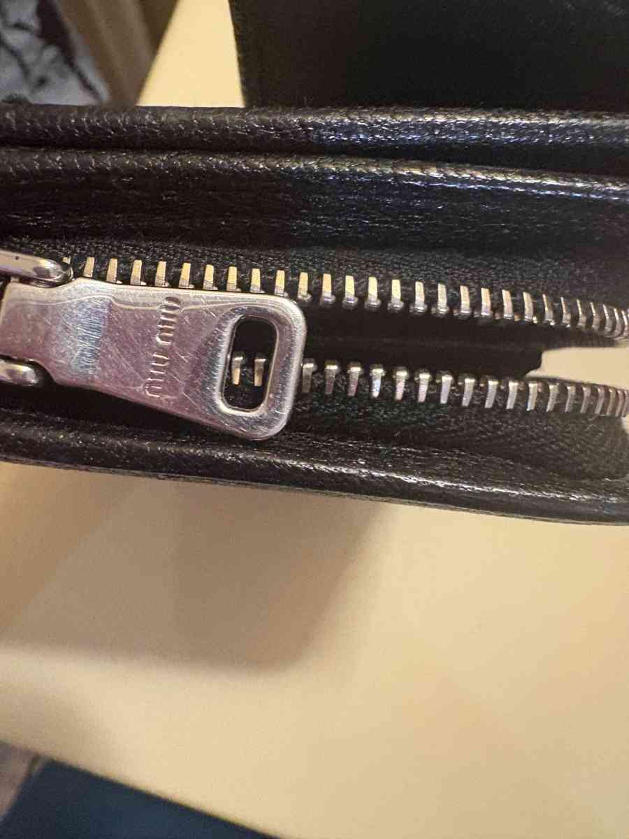 Miu Miu black leather studded wallet - Ridgewood, New York - FleaMarketBay