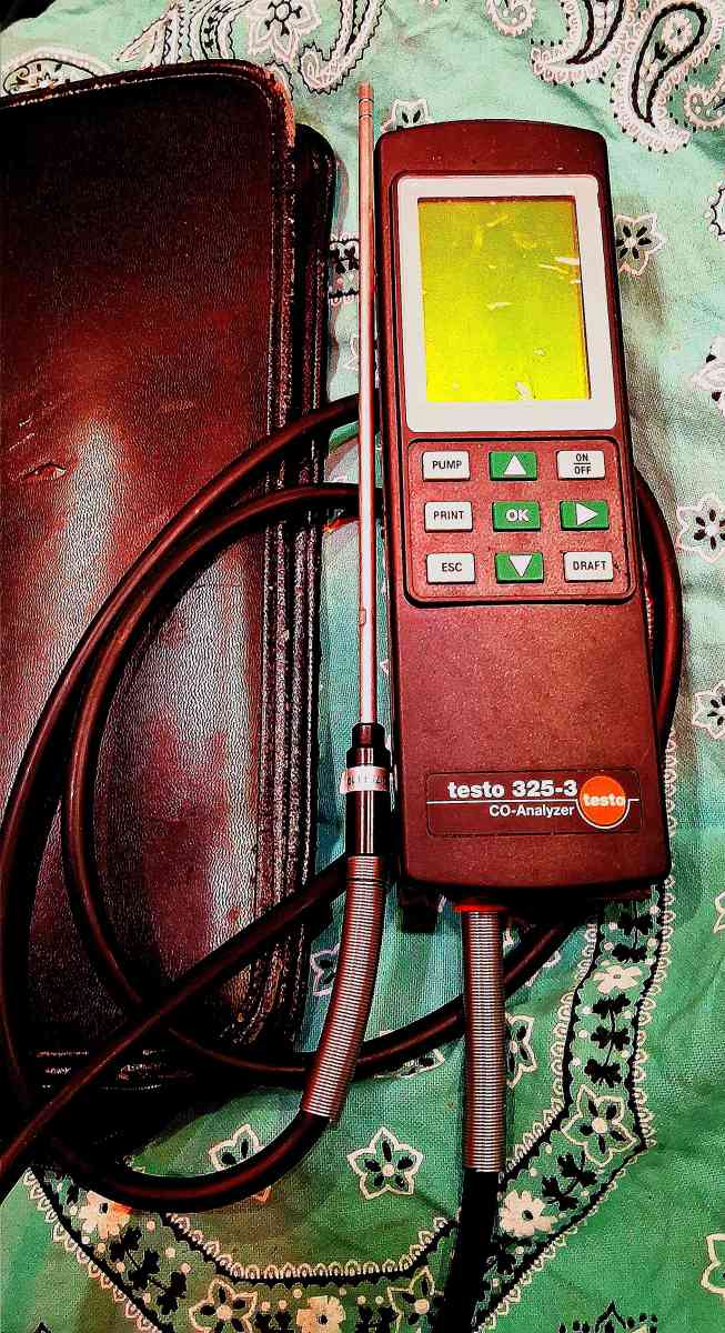 Testo 3253 Carbon Monoxide Analyzer D79853 - Federal Way, Washington - FleaMarketBay