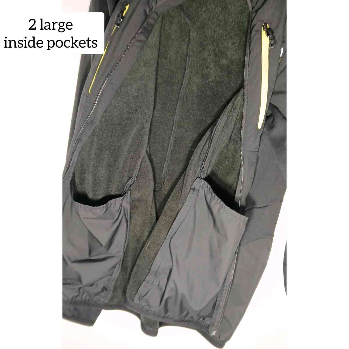 sports polo ralph lauren zip up jacket large black excelleni - Lancaster, Ohio - FleaMarketBay