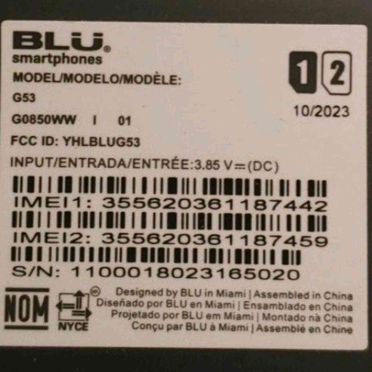 NEW UNLOCKED BLU G53SMARTPHONE G53MEMORY64GBRAM34GBSCREEN 65 - Brooklyn, New York - FleaMarketBay
