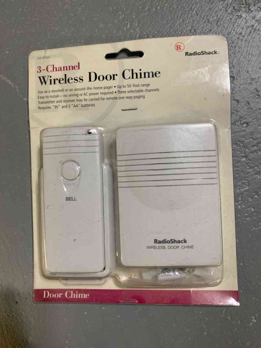 NEW SEALED Radio Shack 3 Channel Wireless Door Chime