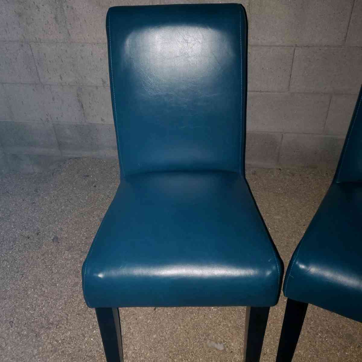 Faux Leather High Back Dining Chairs - Phoenix, Arizona - FleaMarketBay