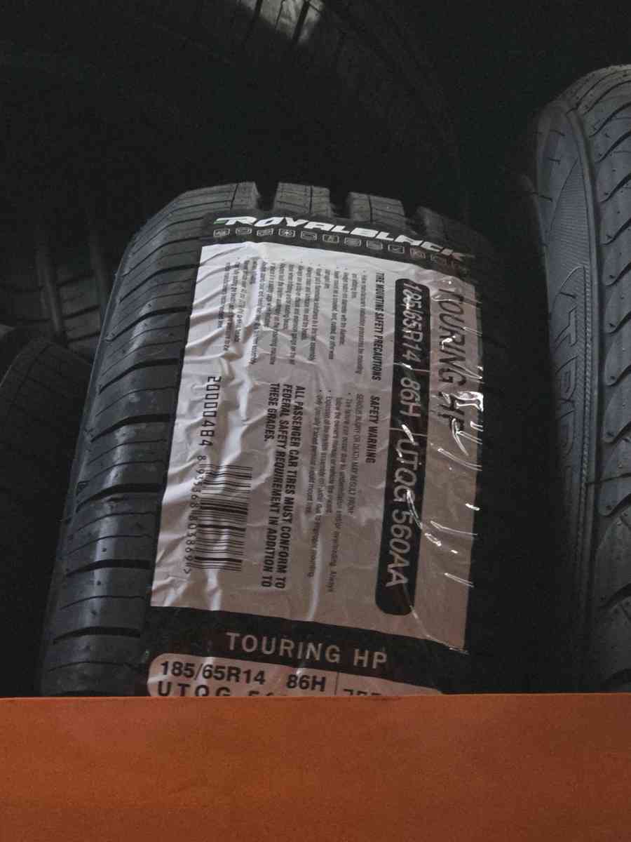 For Sale ROYAL BLACK 18565R14  86H Touring HP - Los Angeles, California - FleaMarketBay
