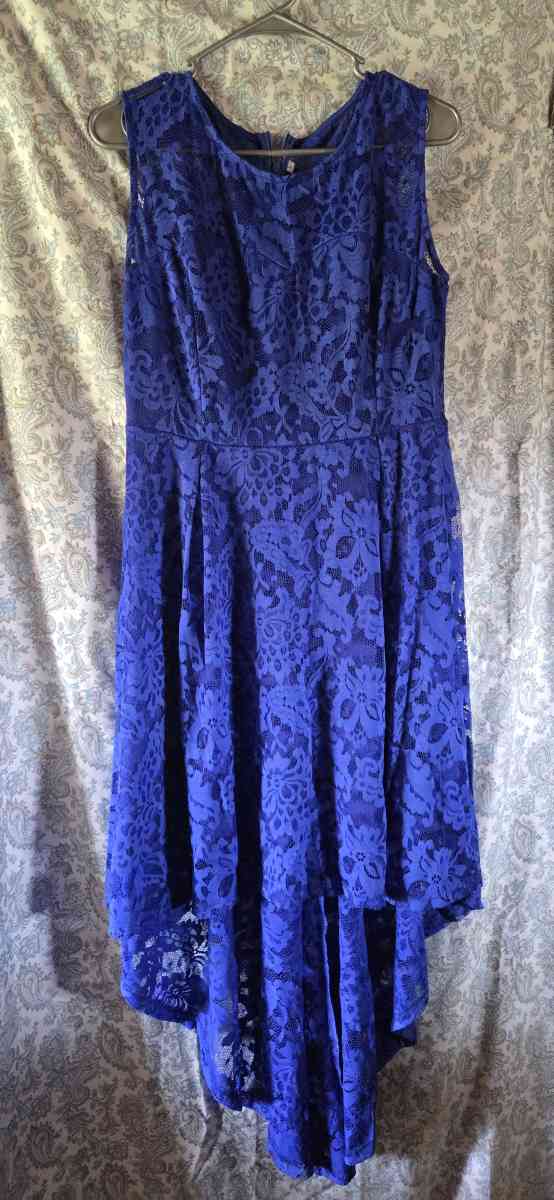 Navy Blue HighLow Dress - Onalaska, Washington