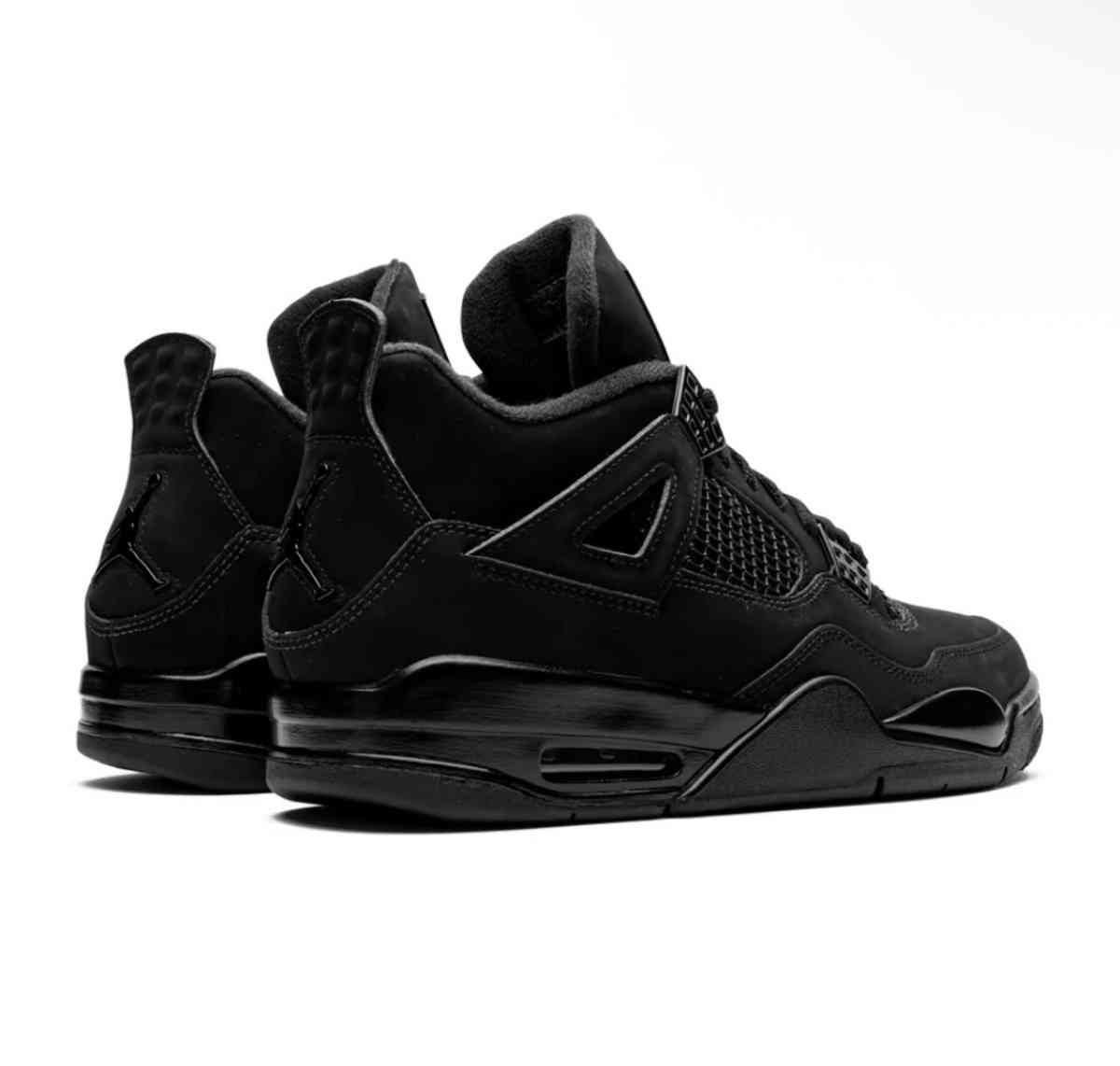 Nike Air Jordan 4 Retro Black Cat  All Black OG Style Mens - Washington Navy Yard, District of Columbia - FleaMarketBay