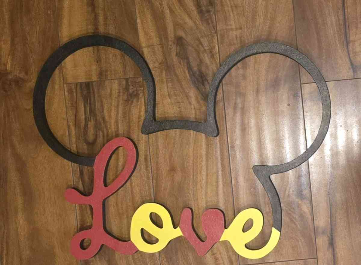 Mickey Mouse inspired wall art - Aurora, Illinois - FleaMarketBay