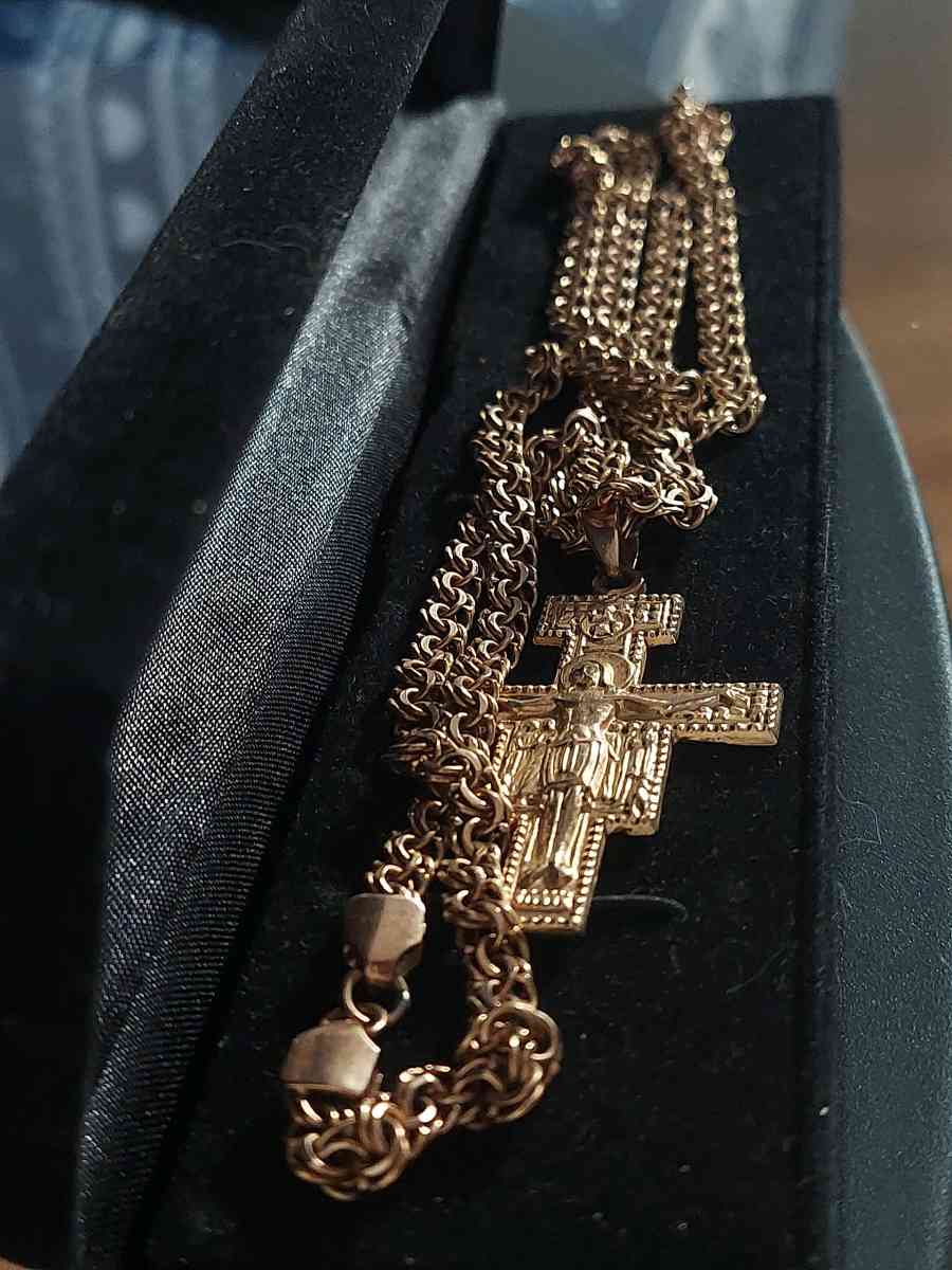 Byzantium rare unique handcrafted work 14K Yellow  Pure Gold - Brooklyn, New York - FleaMarketBay