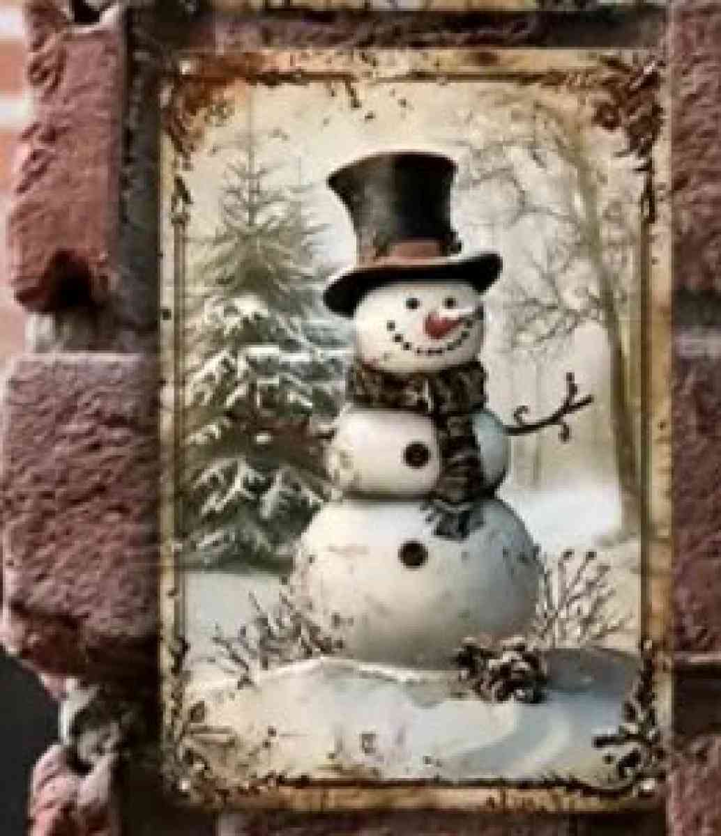 Snowman Metal Wall Decor - Palm Bay, Florida