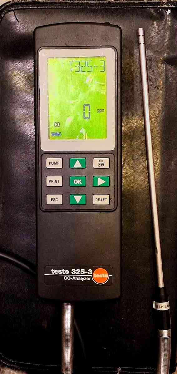 Testo 3253 Carbon Monoxide Analyzer D79853 - Federal Way, Washington