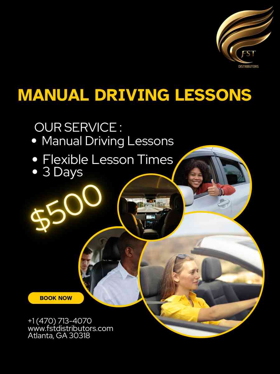 Professional Manual Driving Course - Atlanta, Georgia - FleaMarketBay
