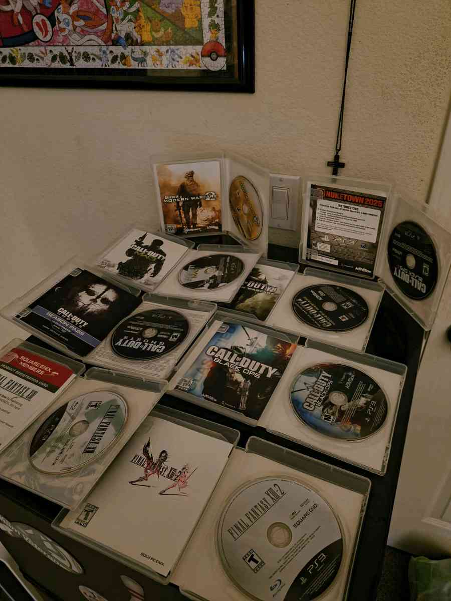 PS3 Call of Duty  Final Fantasy Bundle  Epic Deal - Lincoln, California - FleaMarketBay
