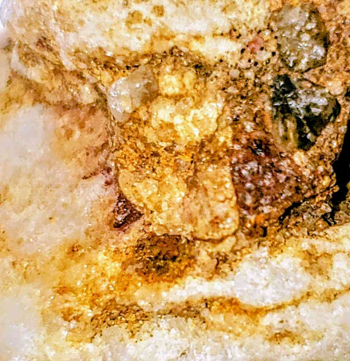 Geophite Multicolored Veined Gold Rose Quartz - Easton, Pennsylvania - FleaMarketBay