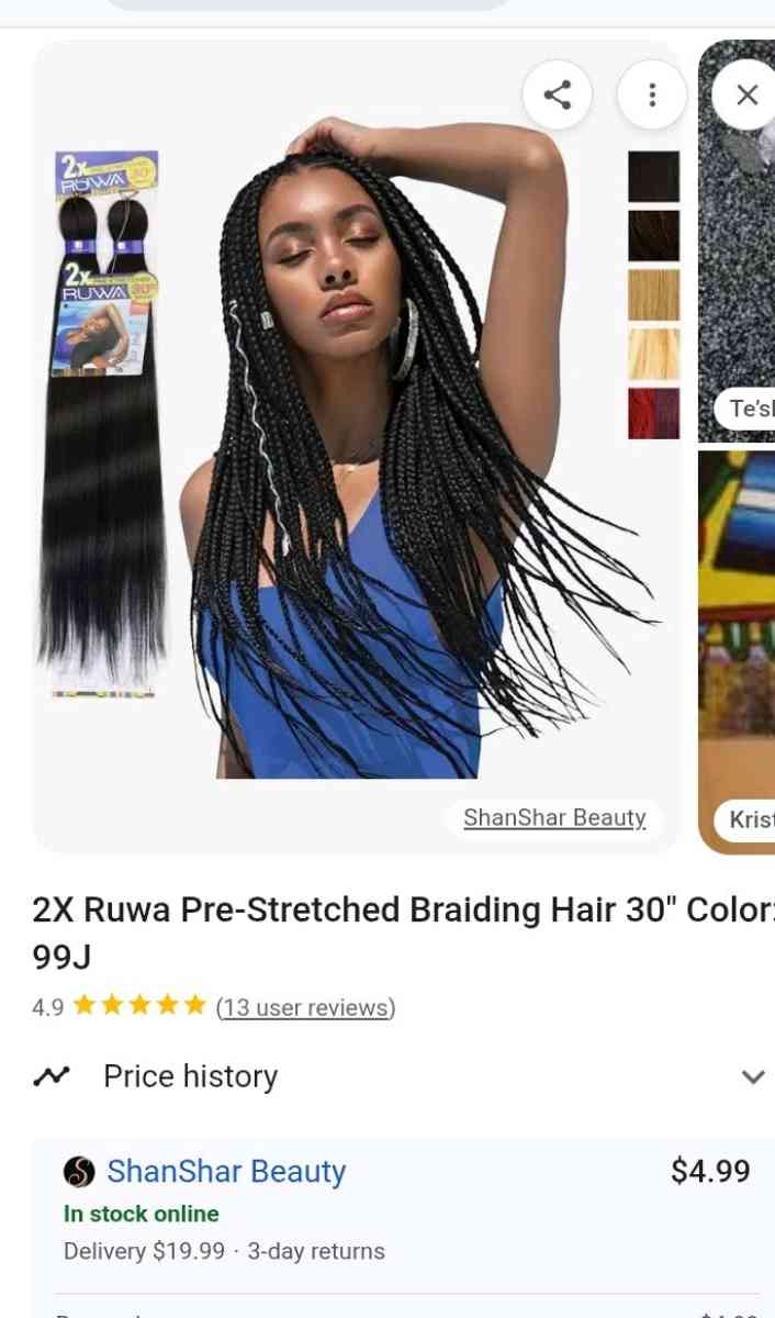 4 packs of 2x ruwa color 99j - Lexington, Kentucky - FleaMarketBay