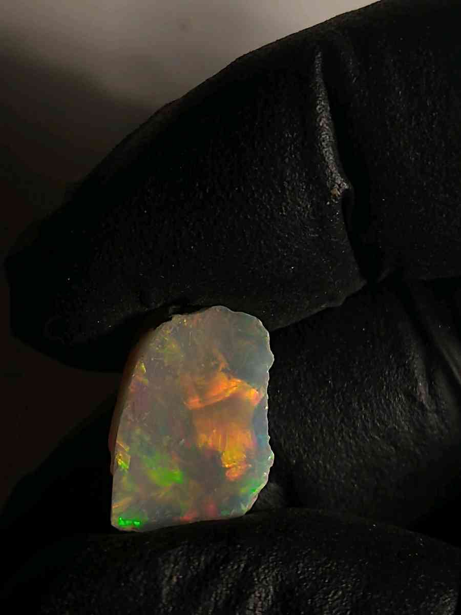 Untreated Dark Base Opal With Nice Pattern - Grand Rapids, Michigan