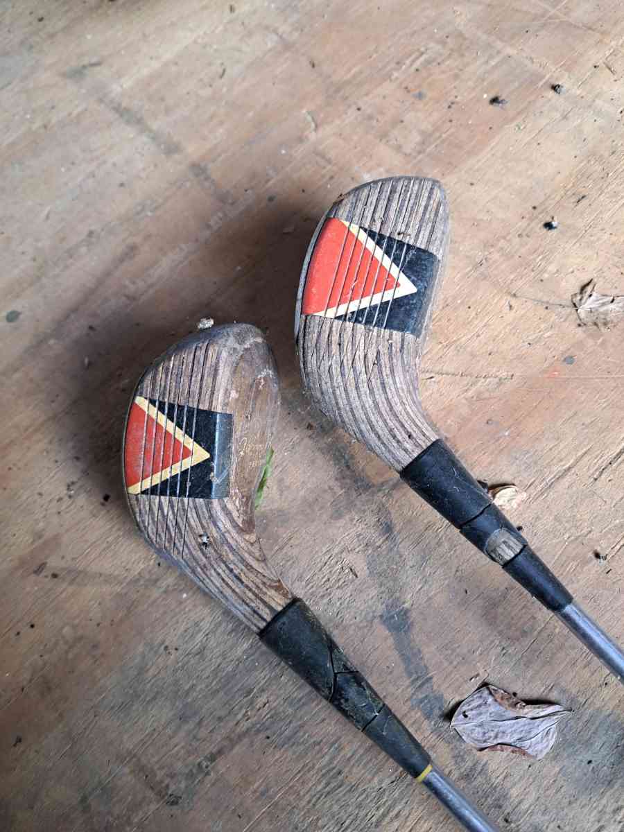 old wooden drive shafts