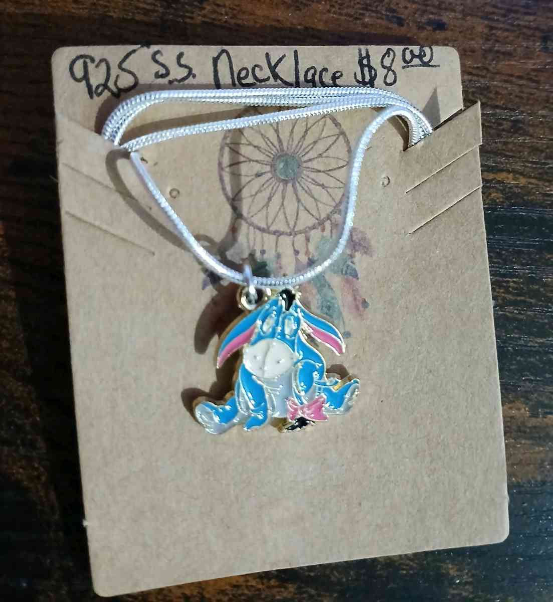 16in Silver Necklace Set with Eeyore - Newport News, Virginia - FleaMarketBay