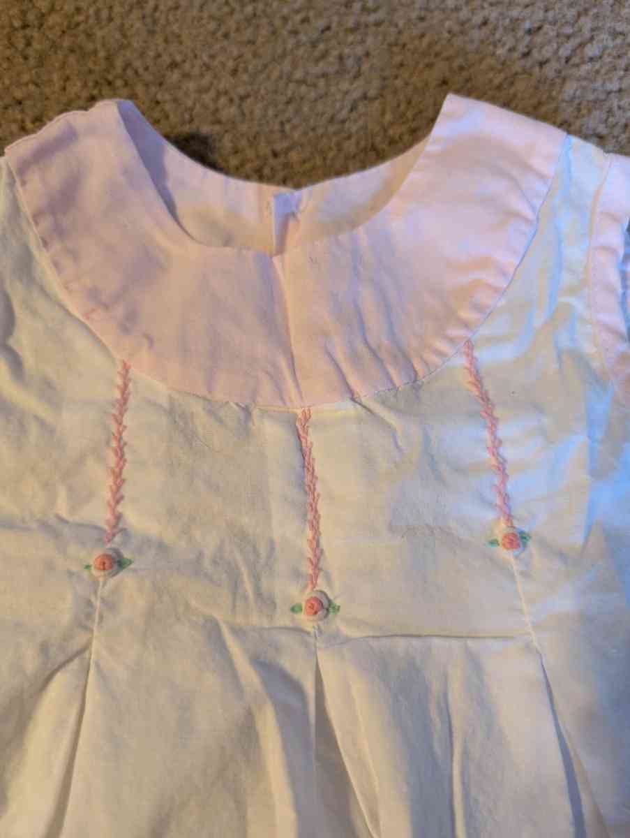 White and Pink Romper - Savannah, Georgia - FleaMarketBay