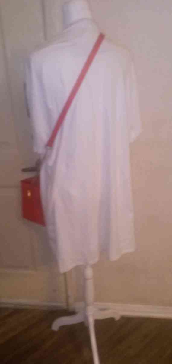 Red White Dress with Crossbody takeout box purse - Carmel, California - FleaMarketBay