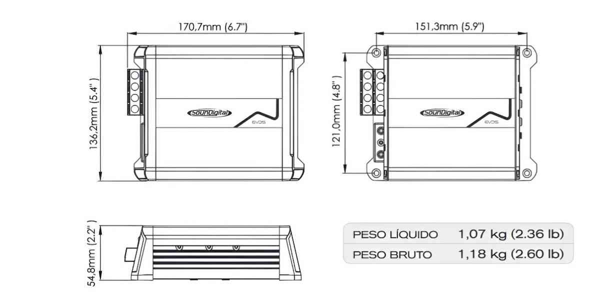 SounDigital 12004 EVO 5  1200W RMS Class D 4Channel Amplifie - Boca Raton, Florida - FleaMarketBay