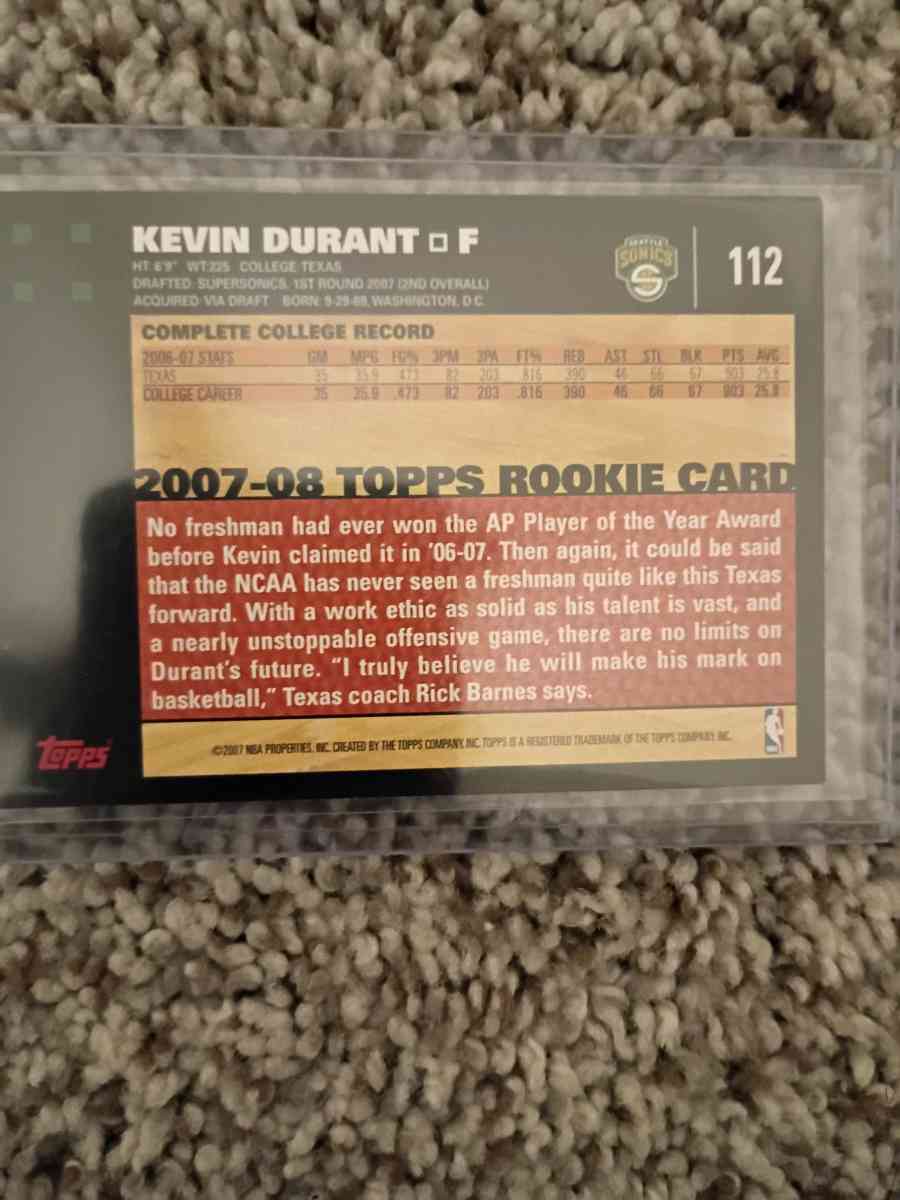 One Of The Best Rookies To Ever Play The Game Of Sport and A - Albuquerque, New Mexico - FleaMarketBay