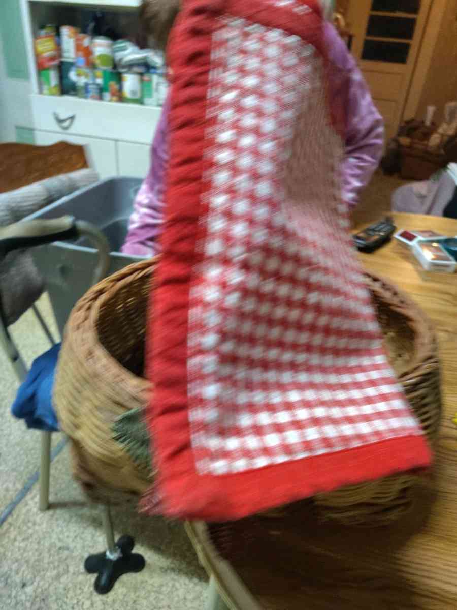 A Tisket by a Tisket Just A Basket With Red And White Checke - Saint Joseph, Missouri - FleaMarketBay