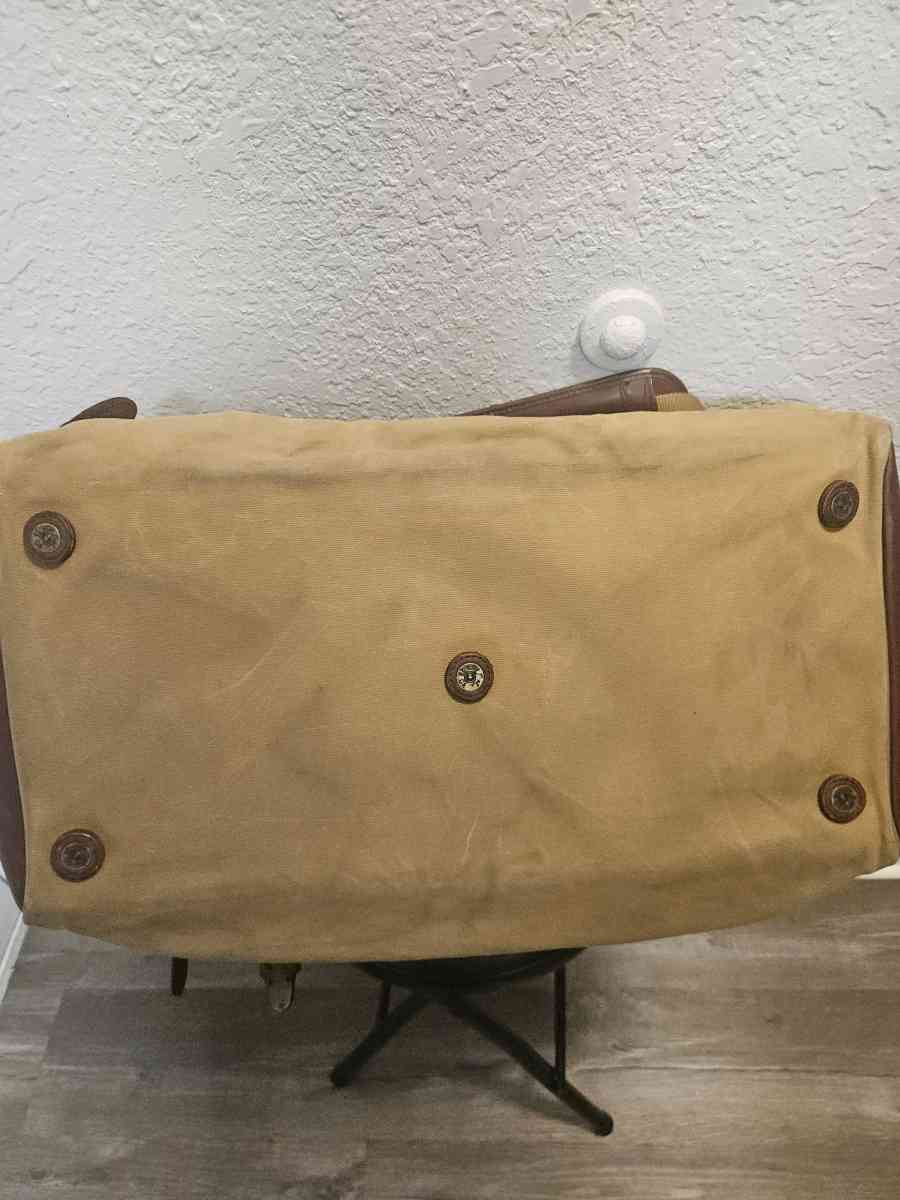 Vintage Bob Timberlake Canvas Shoulder Bag - Tulsa, Oklahoma - FleaMarketBay