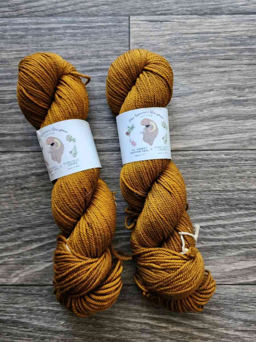 2 skeins Handdyed Indie Spinsters Daughter SW American Wool - Chattanooga, Tennessee - FleaMarketBay