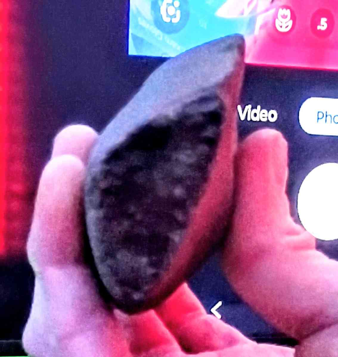 native American hammer stone tool artifact - North Branch, Michigan - FleaMarketBay